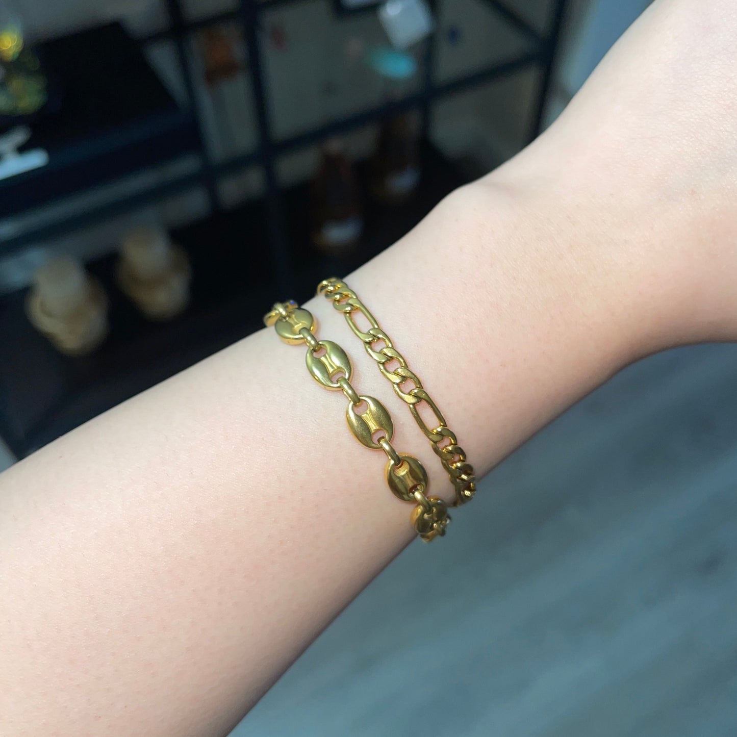 Figaro Chain Bracelet