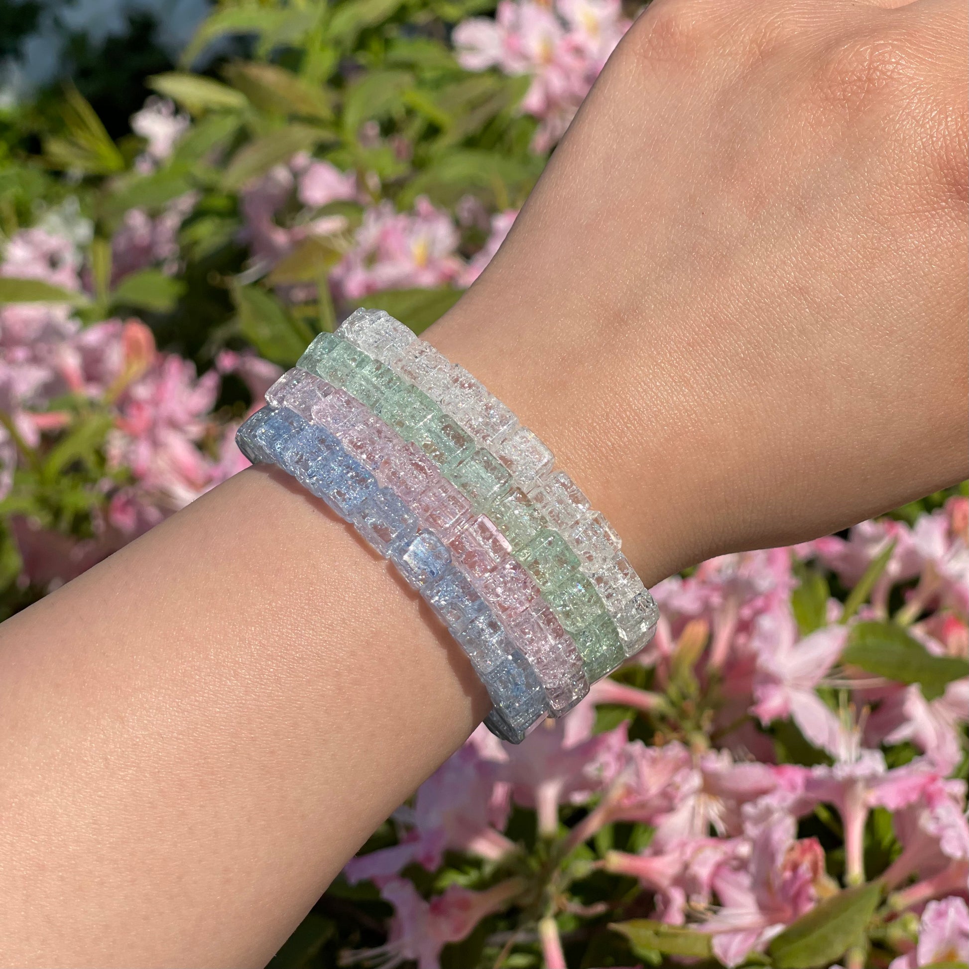 ブレスレット Colored Ice Bracelet Summer hot selling colorful jewelry Neon rainbow enamel Ice