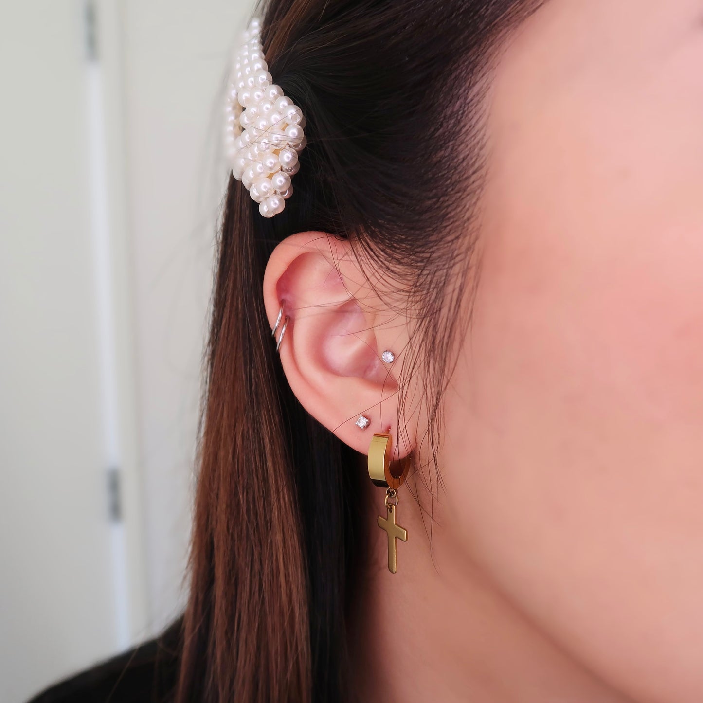 Cross Earring