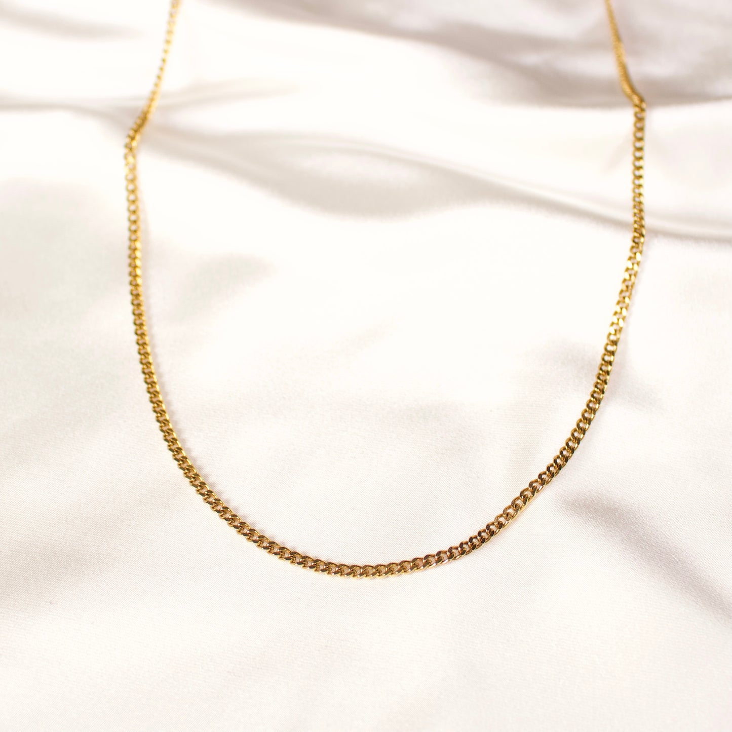 Mini Curb Chain Necklace
